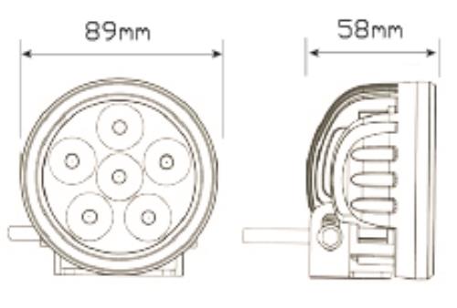 LED Autolamps Black Round Reverse / Work Lamp 896FBMLED - 896 series.jpg